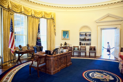 A replica of the Oval Office.